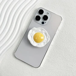 Supporto per telefono a forma di uovo pieghevole innovativo con grip espandibile e anello di sicurezza.