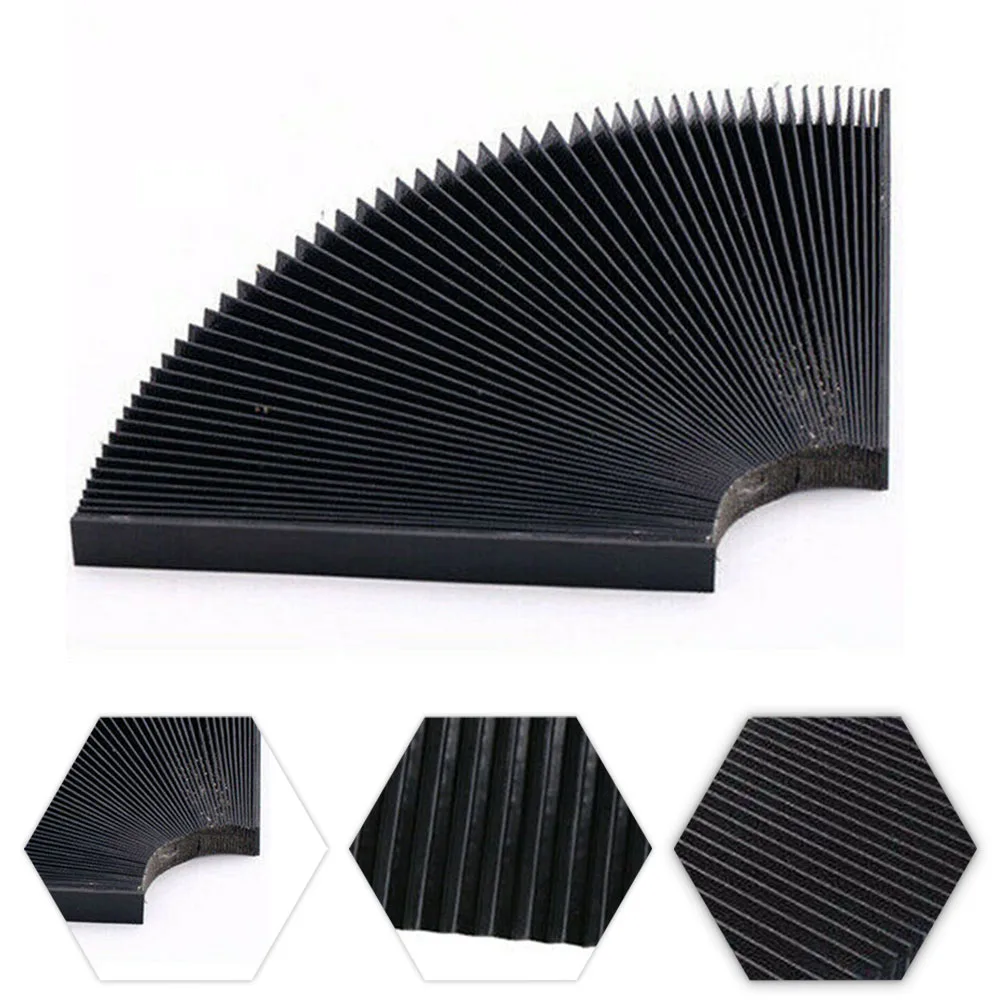 CNC 기계 가드 먼지 천 방진 방수 골판지 파이프 커버 130MM-300MM 스트레치 1.5M 유연한 보호 평면