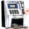 Electronic Piggy Bank ATM Password Money Box Cash Coins Saving Box ATM Bank Safe Box Automatic Deposit Banknote Christmas Gift 1