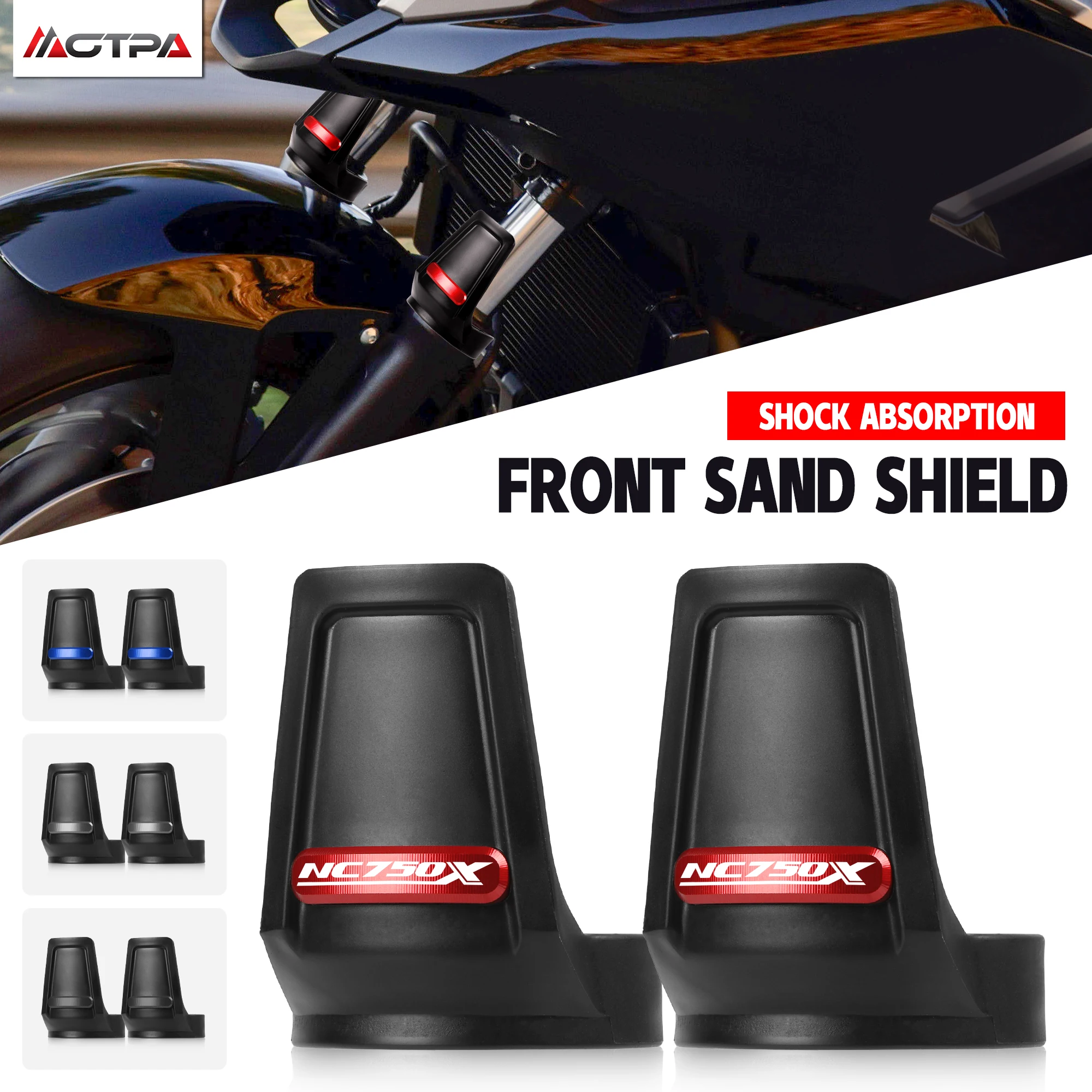 Für HONDA NC750X 2023 2024 NC750X MT DCT Motorrad Gabel Schutz Schock Absorbieren Schutzhülle Abdeckung NC750X