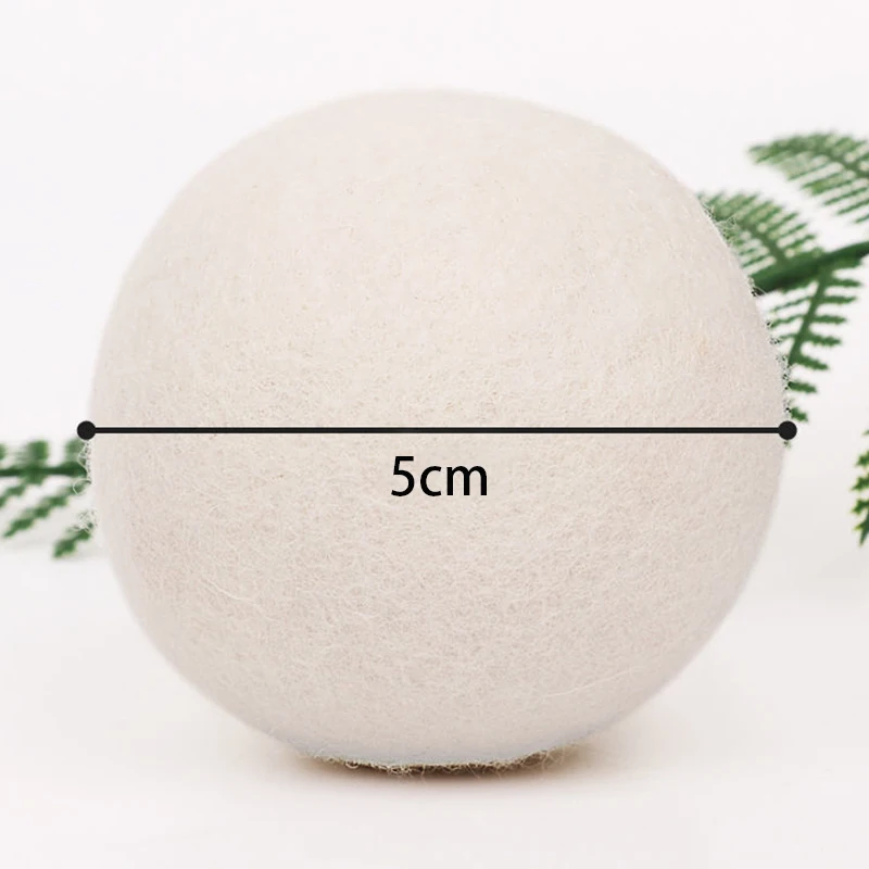 6Pcs Reusable Wool Dryer Balls Softener Laundry Home 5cm Fleece Dry Kit Ball Useful Clothes Washing Machine Accessories laundry ball