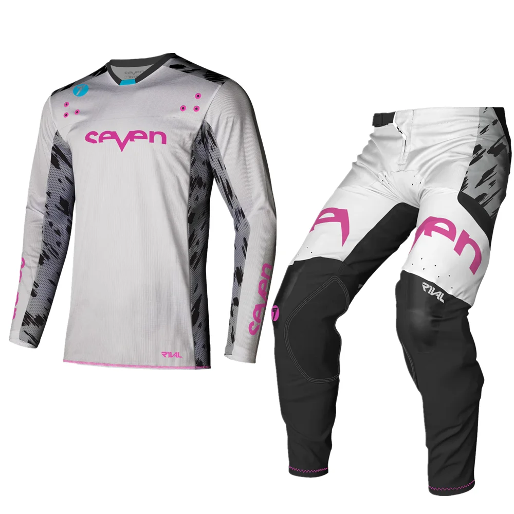 Podium Seven MX Suit Motocross Gear Set Off Road mx Jersey Set Motorcycle Clothing Breathable ATV Dirt Bike Kit Motocross Gear Set