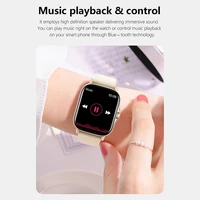 2023 CT2 Men Smart Watch Fitness Clock Sport Heart Rate Monitor Smartwatch Bluetooth Phone Call Music Playback Watches for Women 5
