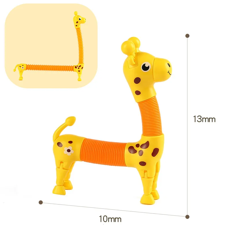 Dropship Dog Telescopic Tube; Autism Sensory Toys; 4Pcs Pop Tubes
