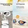 ARENA Professional Anti-Fog HD Swimming Goggles Leak Proof  Protection Glasses Men Women Adjustable Silicone Swim EYEWEAR 3