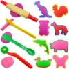 DIY Play Dough Model Tool Creative 3D Plasticine Tool Set Educational Toys for Kids Learning Educational Toys 2