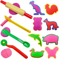 DIY Play Dough Model Tool Creative 3D Plasticine Tool Set Educational Toys for Kids Learning Educational Toys 2