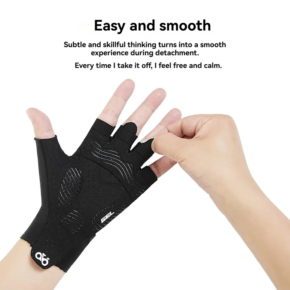 Bicycle Gloves Half Finger MTB Cycling Gloves For Men 3D Padded Anti-Slip Shock-Absorbing Biking Bike Accessories GTUBIKE Summer