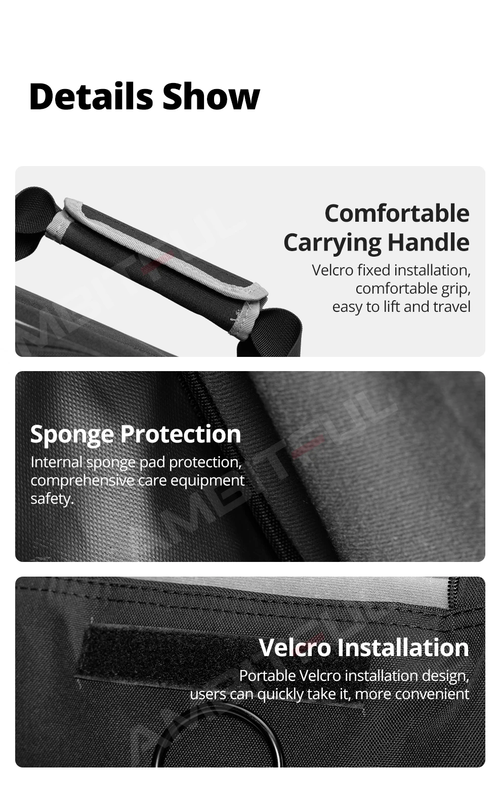 CB-05 Photography Photo Studio Flash Strobe Lighting Stand Set Carry Case bag