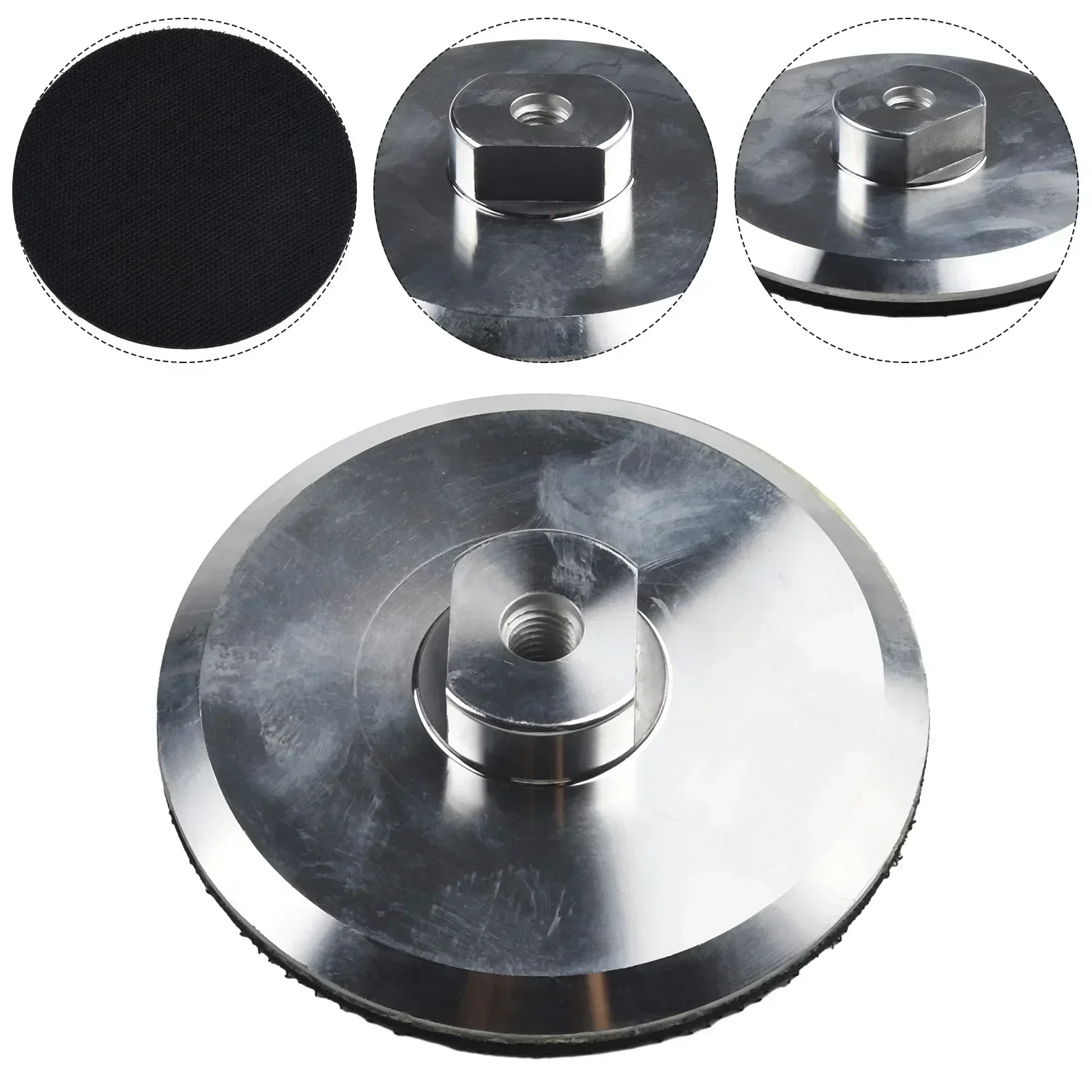 1 Pcs 3/4inch 두꺼운 연마 패드 다이아몬드 연마 알루미늄 백업 홀더 M1..