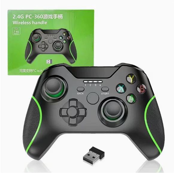 בקר אלחוטי 2.4G לטלוויזיה אנדרואיד, מחשב Steam ו-PS3 עם פונקציית ירי מהיר Wukong, בקר משחקים