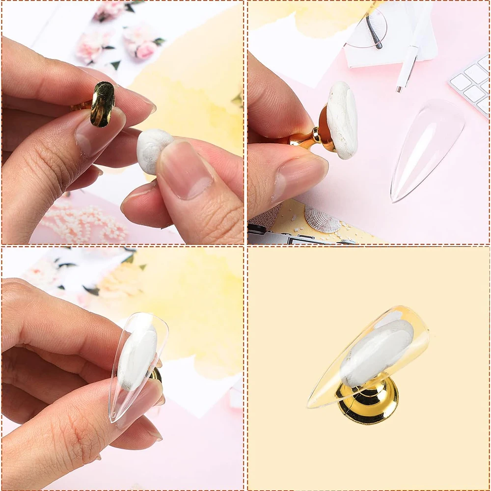 Tip Per Espositore Con Fondo Piatto Color Avorio - 120 Tip | Beauty Space Nails – Beauty Space Nails - Foto 2