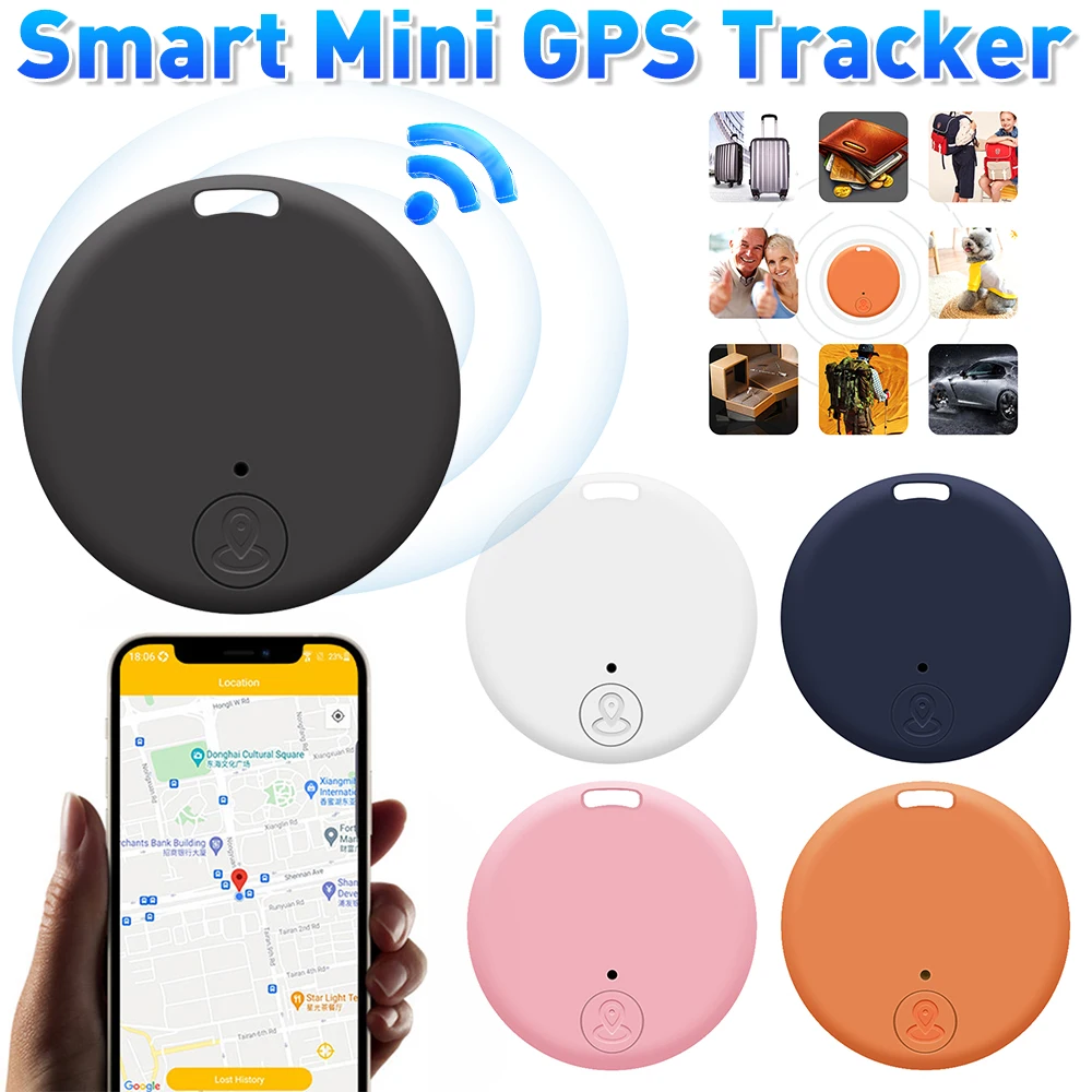 Wireless Mini GPS Tracker Anti-lost Alarm Key Child Bag Wallet Finder Bluetooth APP GPS Locator Smart Tag For iPhone For Android gps tracker bluetooth tracker gps locator bluetooth gps tracker anti lost alarm key finder anti lost tracker wallet tracker bluetooth finder
