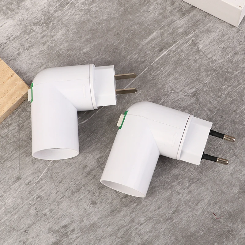 E27 Socket Lamp Bulb Adapter 360 Degrees Adjustable Light Bases Lamp Holder Converter Light Bulb Adapter EU US Plug 1Pc