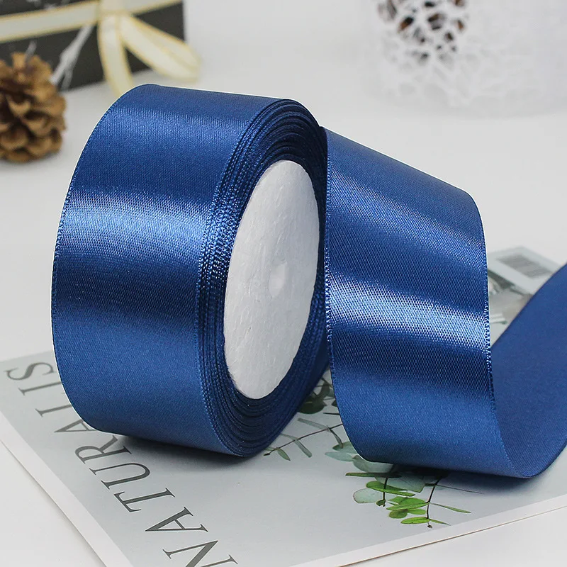 4cm&times;220cm Rose Ribbon Wedding Ribbon Flower Gift Cake Package Birthday Wedding Decoration Supplies