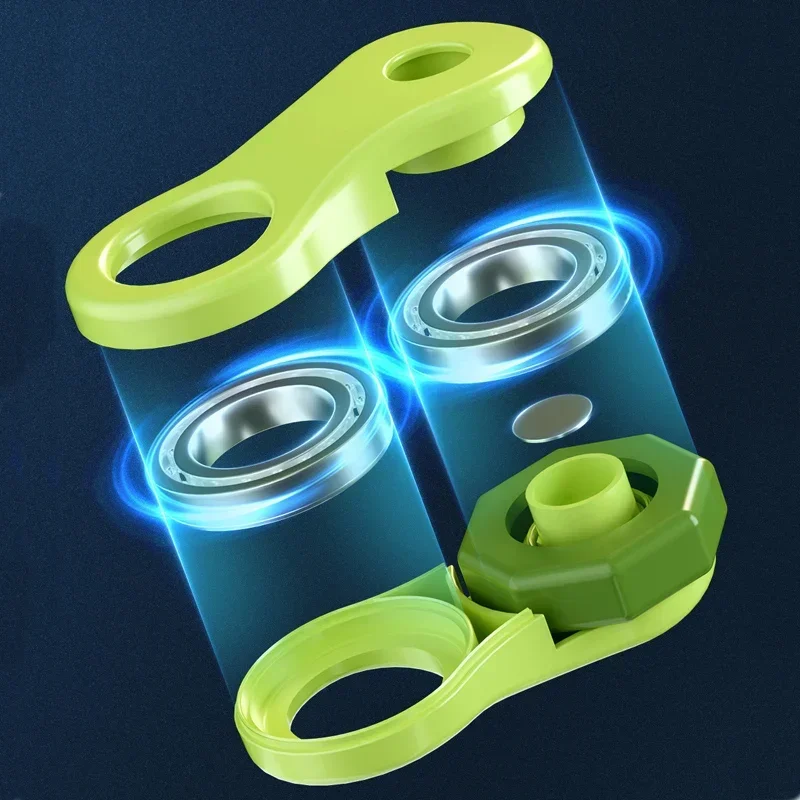 Antiestres Gyro Rotating Toys Stress Relief Finger Tip Cube Handle Fun Toy Plastic Fidget Roller Decompression Gyroscope