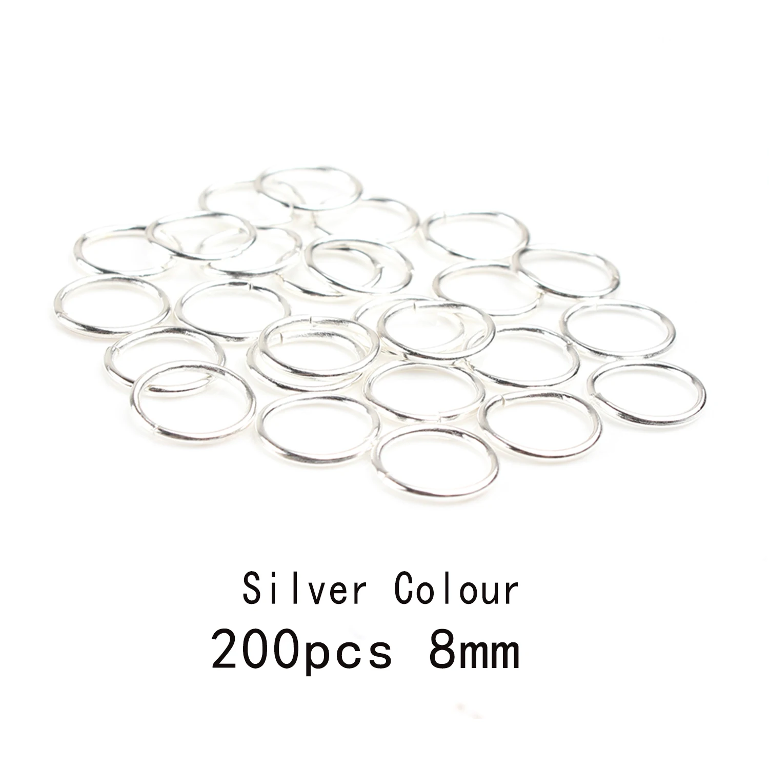 3-12mm Gold Silber Kupferfarbene Spaltringe Verbinder Schleifen Offene Biegeringe Metall Für Diy Schmuckherstellung Zubehör – Detail 26