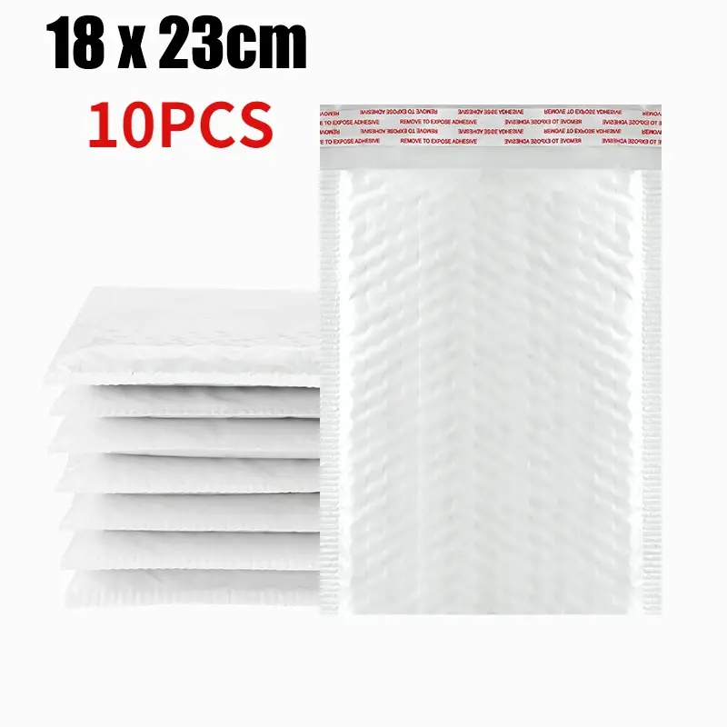 10-50Pcs Bubble Envelopes White Foam Shipping Bags Poly Bubble Mailers Pad Self Seal Packing Bags 11cm 15cm 23cm Wholesale - Image 7