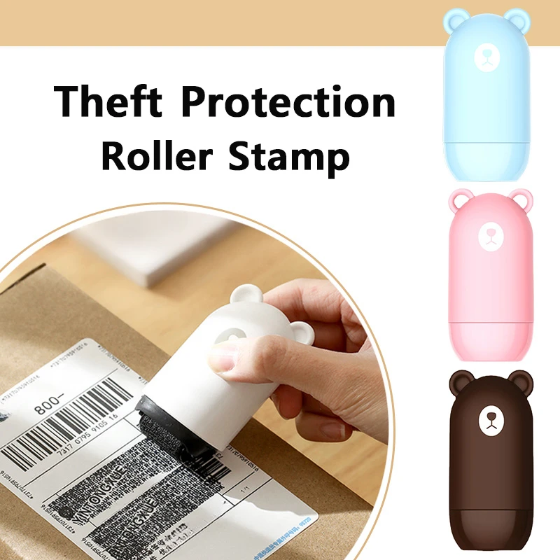 PP PC ABS Confidentiality Seal Roller Stamp for Privacy Protection