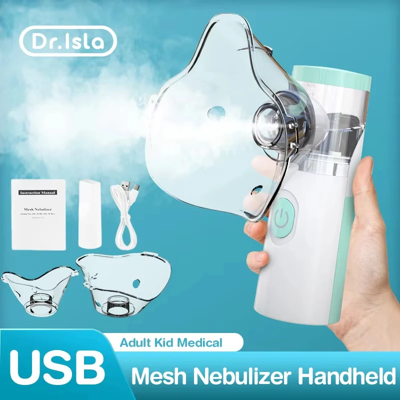USB Medical Silent Mesh Nebulizer Handheld Asthma Inhaler Atomizer Kids Adult Health Care Mini Portable Humidifier