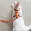 Hamster Rabbit Small Pets Chest Strap Outdoor Traction Rope Adjustable Harness Leash Vest for Rabbit Hedgehog Guinea Pig 5