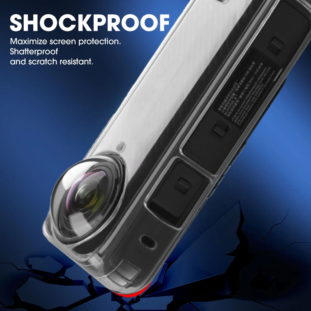 Description Picture 5 of itemTransparent Protective Bag for Insta360 X4 Waterproof Soft TPU Protectors Full Cover Shell Action Video Cameras Accessories