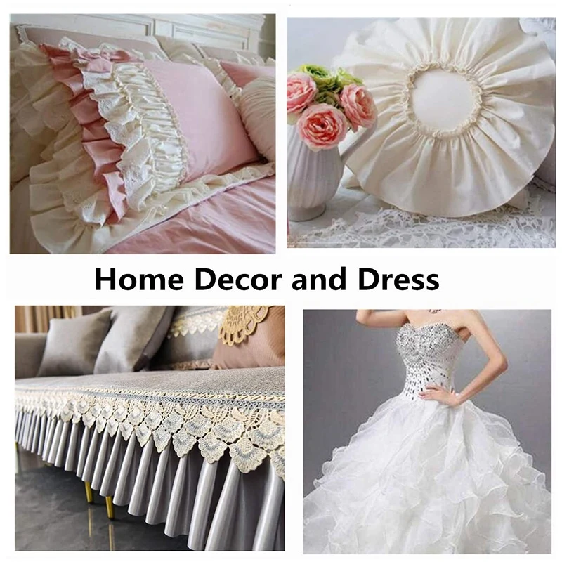 Piedino Per Macchina Da Cucire Ruffler (55705) Per Macchina Da Cucire Singer Juki Brother Low Shank