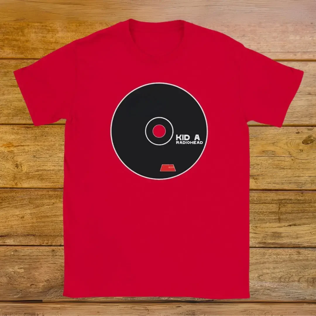Maglietta A Fascia Ispirata Ai Radiohead Merch Kid A Iconic Anni '90 Album Ispirato Tee Thom York Music Fan Gift