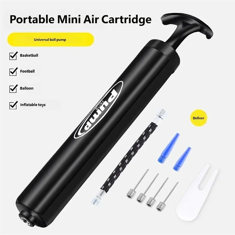 Multi-Purpose Sports Ball Inflator – Portable Air Pump with Needle for Basketball, Football, Kids’ Toys & Swimming Rings