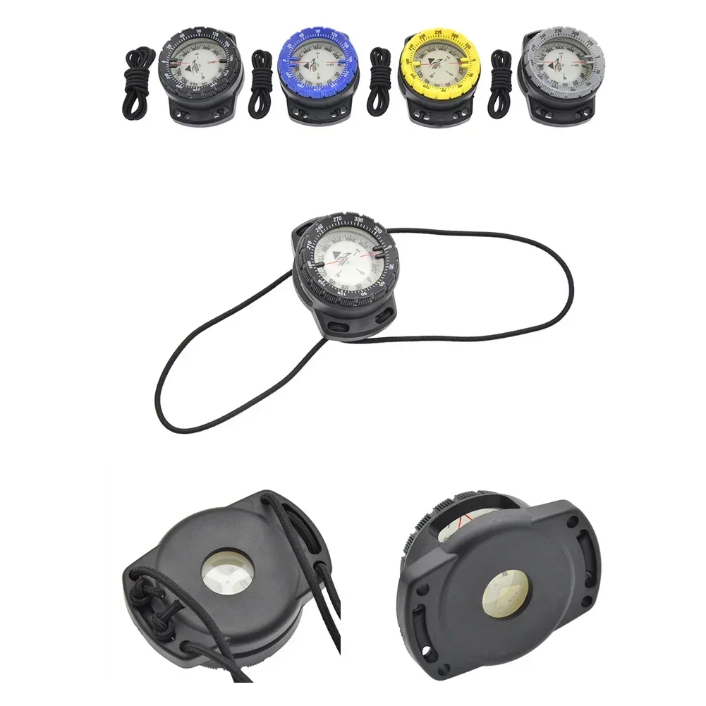 Bungee Cord Compass Underwater 50M Diving Impermeabile Scuba Luminoso Diving Watch