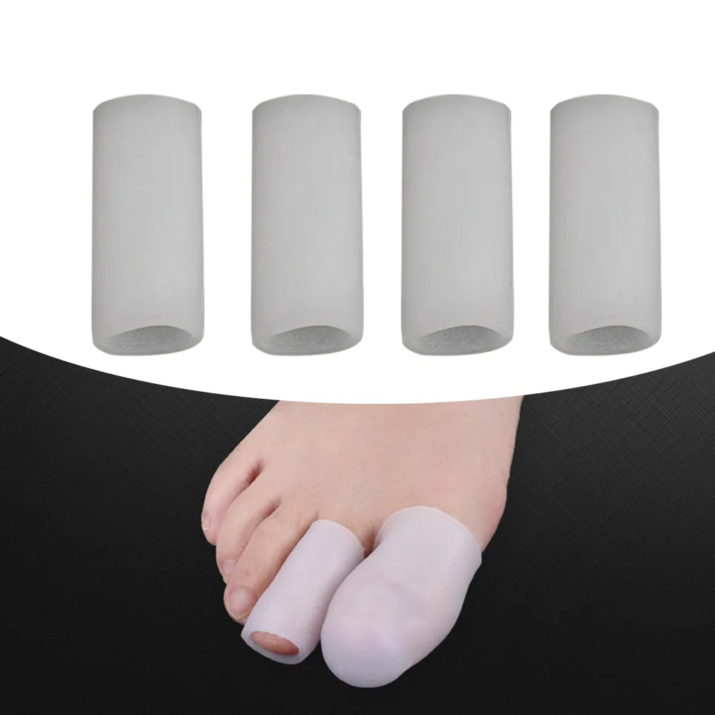 10 Pcs Sports Finger Sleeve Protection Runners Toe Cap Protector Sleeves for Support Band ice silk loose sleeve uv protection rabbit printed summer girls sunscreen sleeves cycling fingerless gloves arm sleeve sunscreen