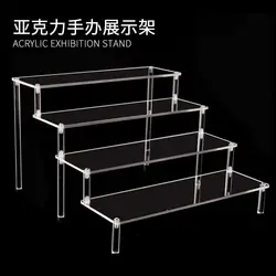 Transparent Acrylic Display Stand Anime Characters Cup Holder Organizer Cosmetic Shelf Jewelry Display Stand Perfume Model Shelf