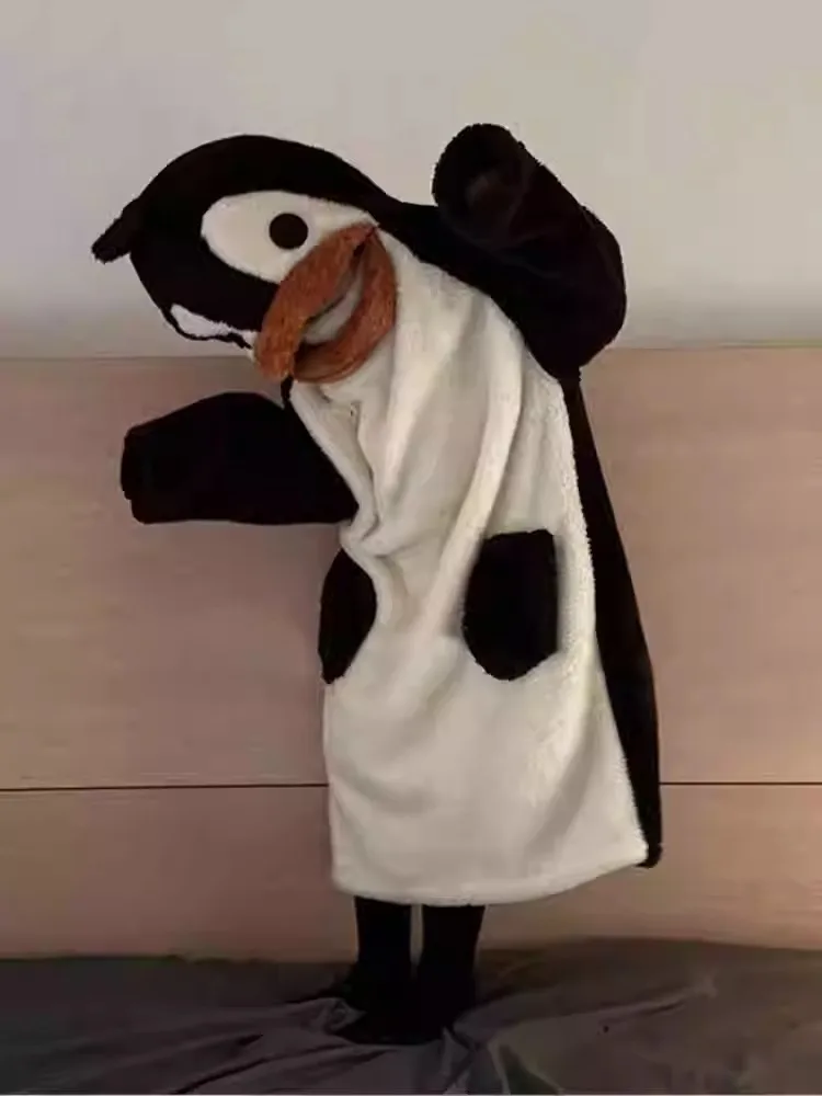Adult Penguin Robes Onesies Pajamas Cartoon Pyjama Kigurumi Halloween Cosplay Costumes Sleepsuit Animal Sleepwear