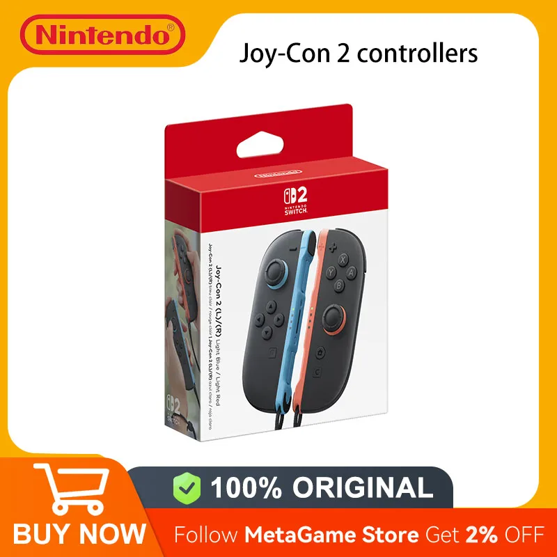 Nintendo Switch2 Joy-Con (L)/(R) Controller Light Blue Light Red