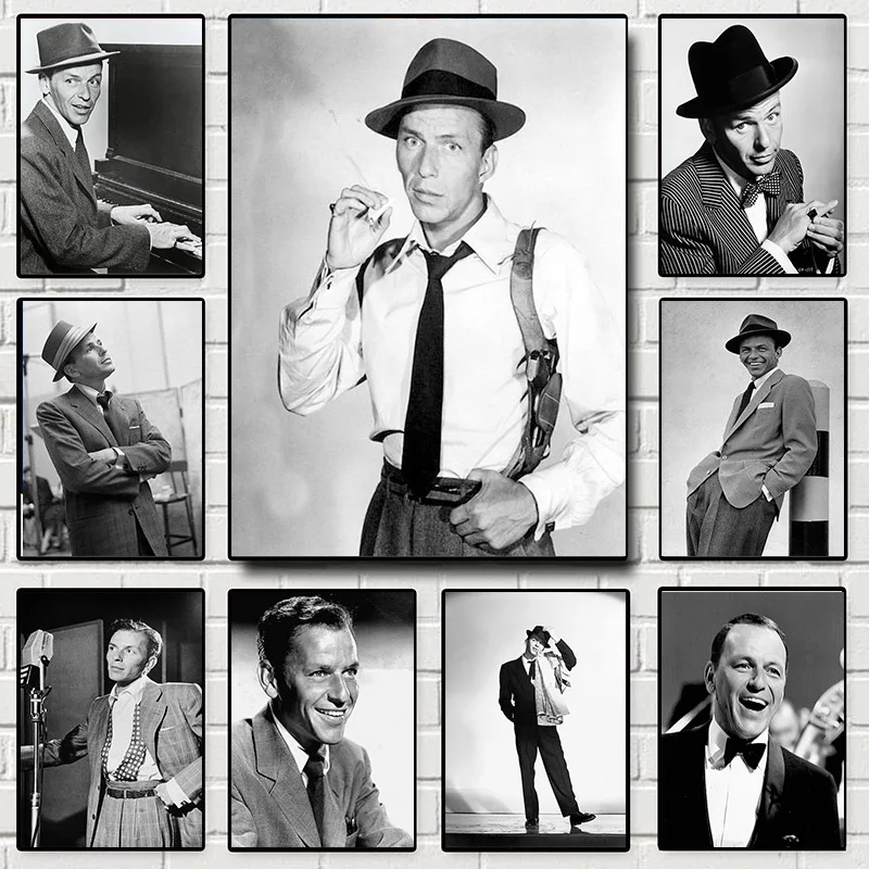 Poster HD Prints New Frank Sinatra Vintage TV Show Actor Star Art