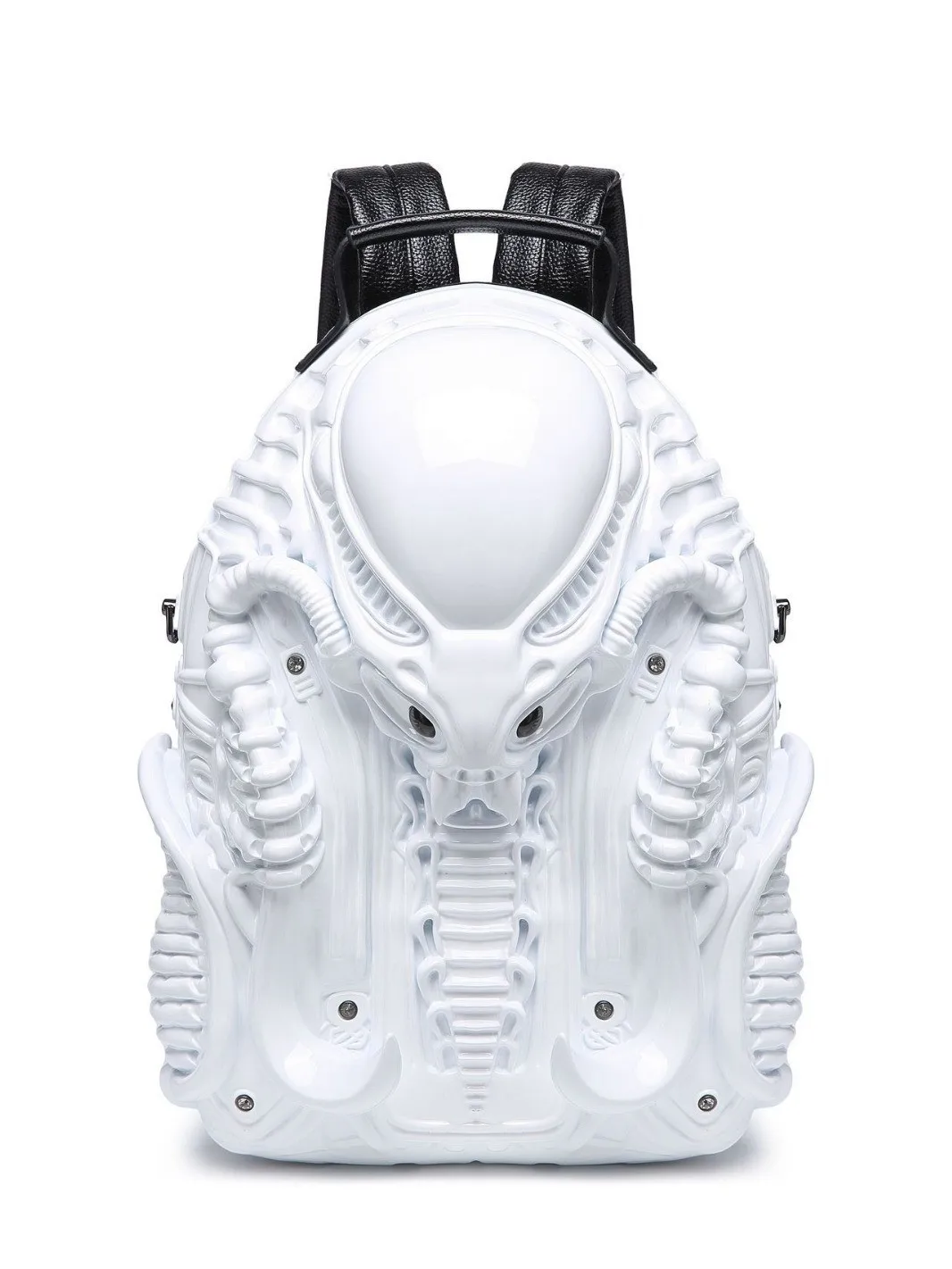 Fashionable, unique, alien shaped backpack, personalized, iron blooded warrior, street punk style, unisex Backpack 5