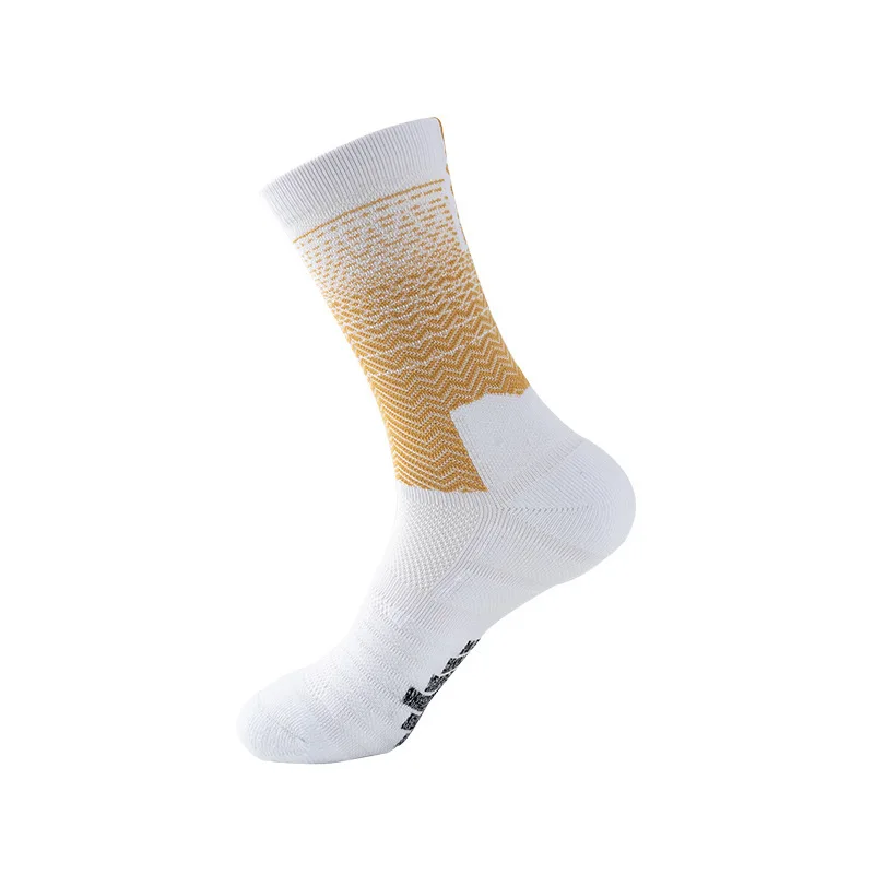 6/Lot Basketball Men's Women's Elite Socks with Thickened Towel Bottom Middle Tube High-top Sports Absorb Sweat Breathable