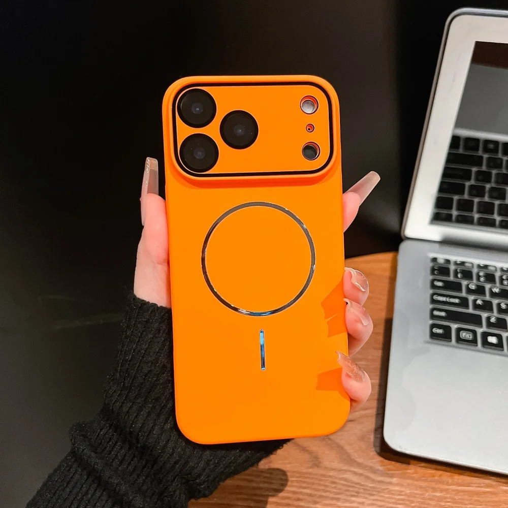 Slim Magnetic Phone Case with All-Inclusive Lens Protection