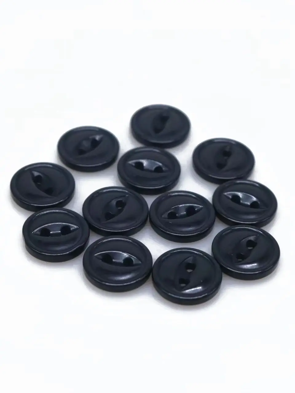 100pcs 9mm/10mm/11mm/12mm/15mm/18mm polyester button cute Fisheye buckle Sewing button Accessories resin shirt button for DIY 4