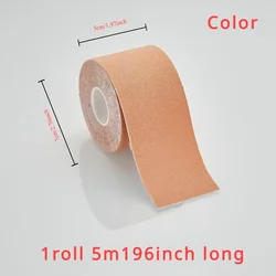 Invisible Skin Tone Breast Lifting Tape - Breathable, Traceless, Anti - Sagging Support (In bags 5CM 5M)