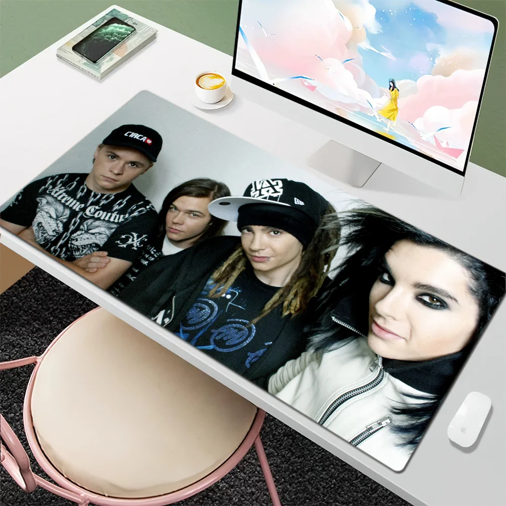 Band Tom Bill Kaulitz Tokio Hotel For Computer Game Big Keyboard Office Large Mouse Mat Pad Anti-slip Rubber PC Mice 6