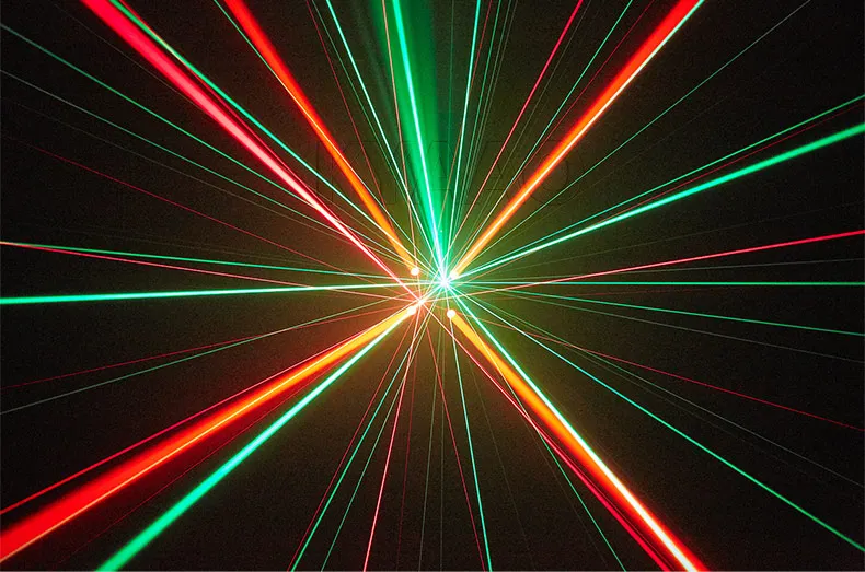 Professional Club Lighting with RGBW LEDs Laser and Strobe Effects