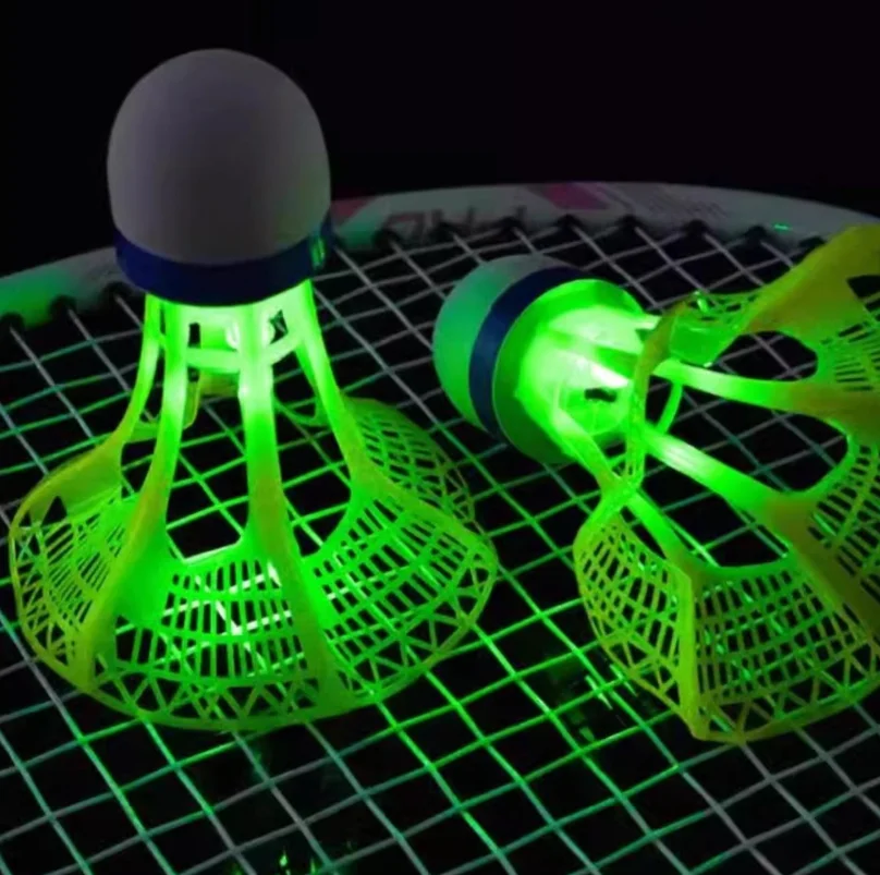 LED Badminton Shuttlecocks - Windproof - Dark