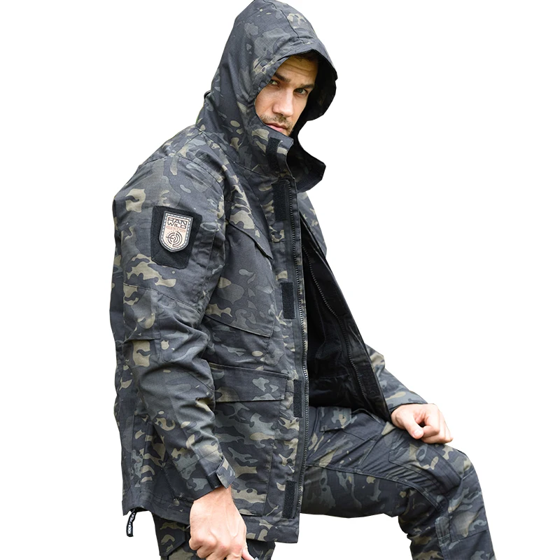M65 Tactical Jacket Man Clothing Camo Jacket Hooded Men's Male