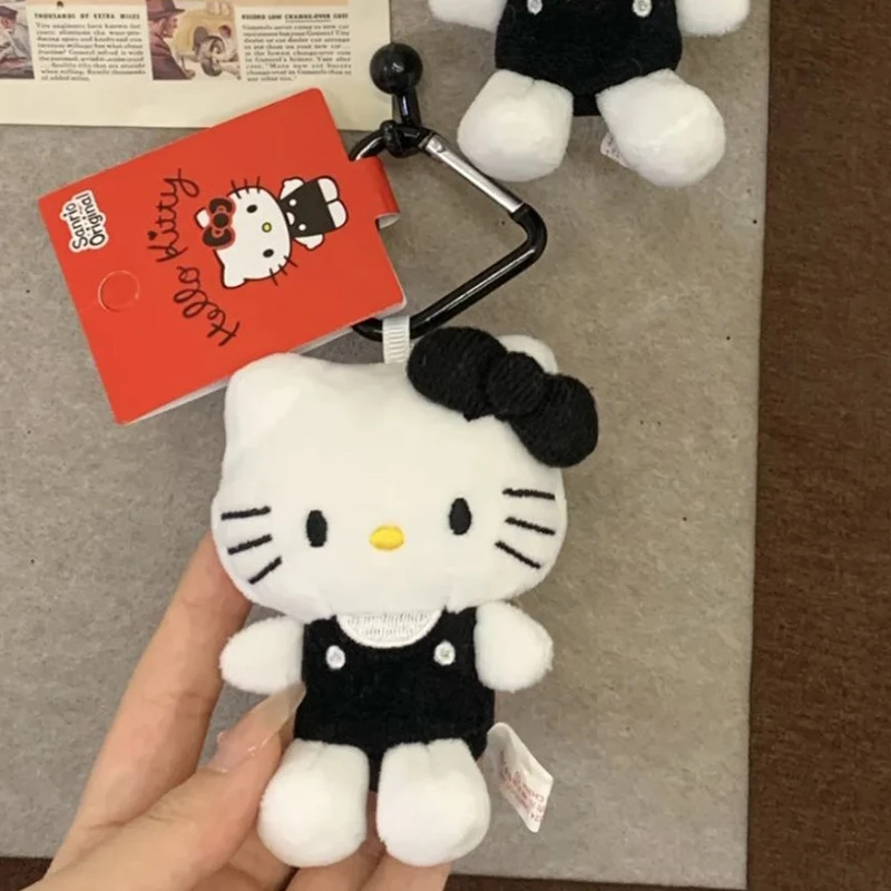 

Плюшевая подвеска «Hello Kitty», 12 см, Sanrio, мультяшная фигурка, мягкие игрушки-животные, 10 см, плюшевая кукла, игрушки, украшения для Хэллоуина, подарки
