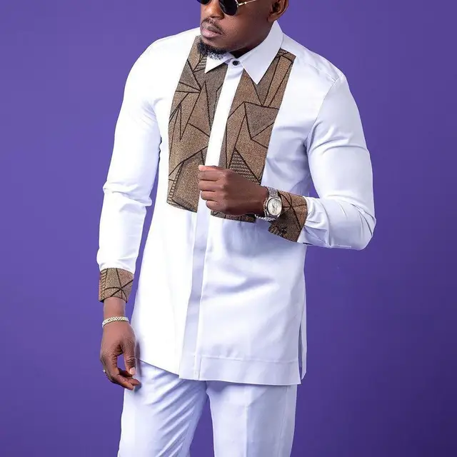 Kabiru Long Sleeve Dashiki Outfit