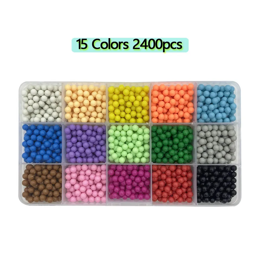 Beads Toys 5mm DIY Water Spray Beads Refill Beads Puzzle Crystal Set Ball Games Aqumosaic Magic Toys for Children