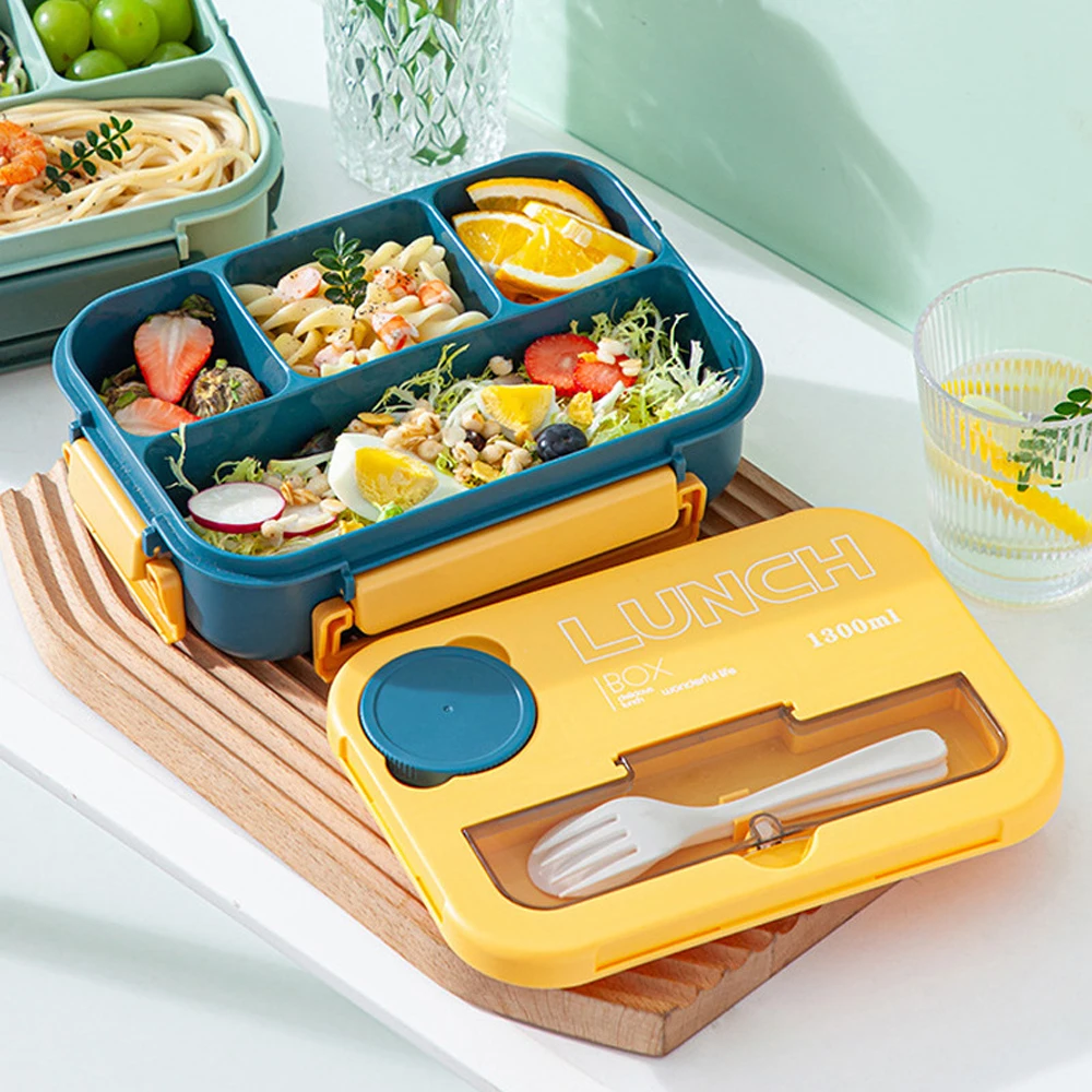 1pc Microwaveable Stainless Steel Inner Lunch Box With Lid, Student Bento  Box