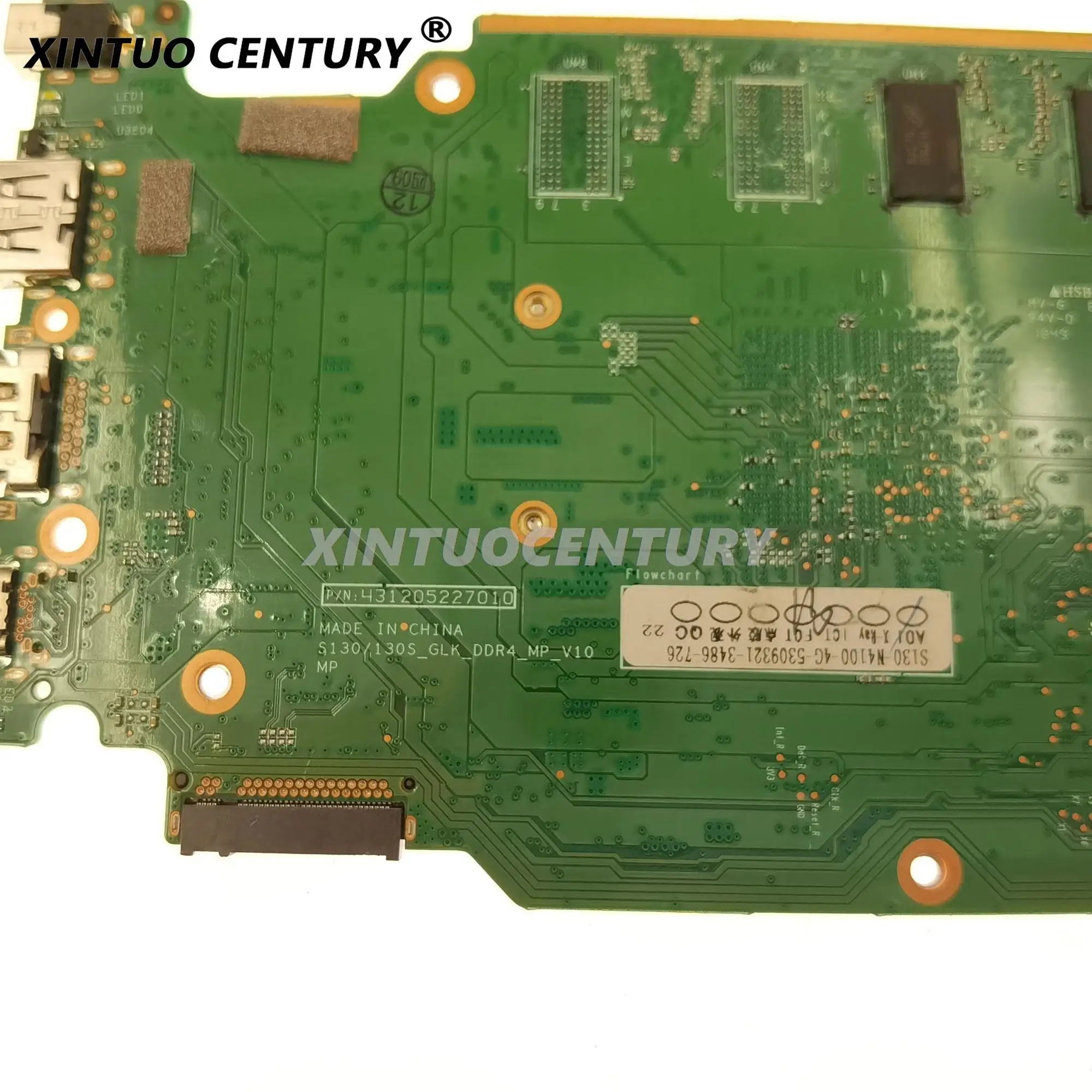 Placa-mãe para Lenovo Ideapad S130 S13014igm 130 s 130s-14igm Placa-mãe do Portátil com N4000 N4100 N5000 4g Ram Teste 5b20s95672 - Imagem 4