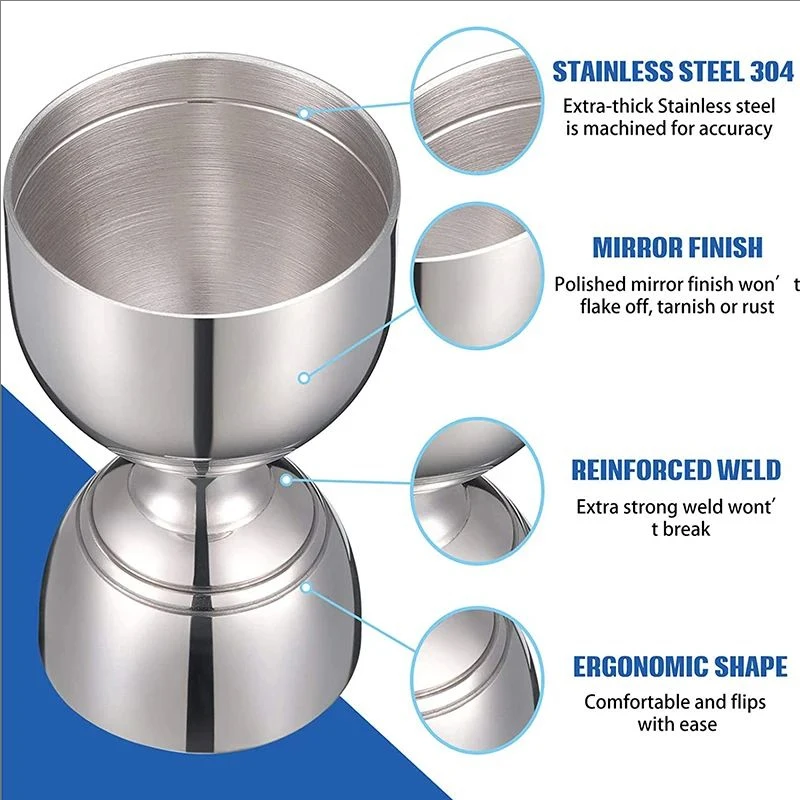 New Cocktail Shaker Set Stainless Steel Bartender Kit Cocktail Mixer Wine Martini Shaker Party Bar Tools